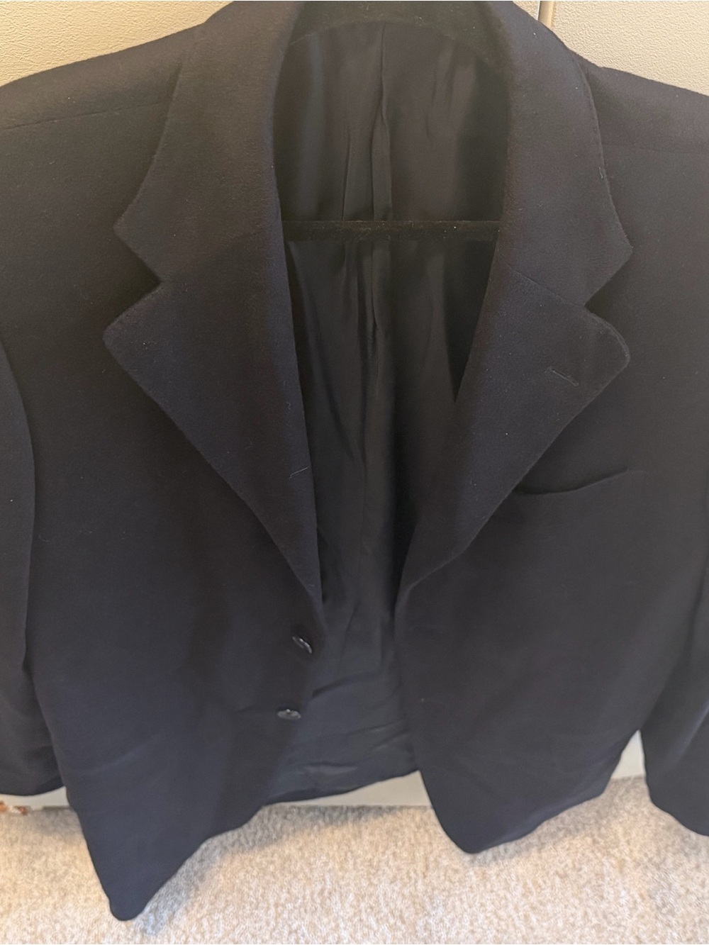 Colombo Borgosesia Men’s navy cashmere Blazer Jacket